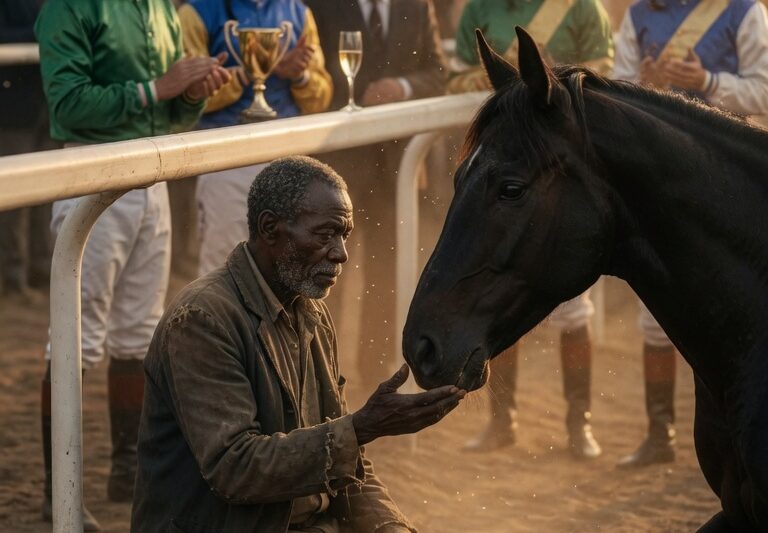 Arrogant Riders Tossed Coins at a Black Beggar — Then the Fearsome Horse Bowed to His Voice