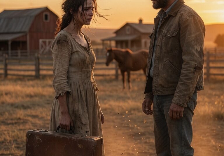 “I Don’t Have Any Place Left to Go,” She Said — The Cowboy Quietly Answered, “Then Stay at My Ranch”