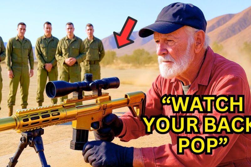 Recruits Smirked Handing the Old Veteran a Rifle — Until He Knocked the Target Clean Off the Stand