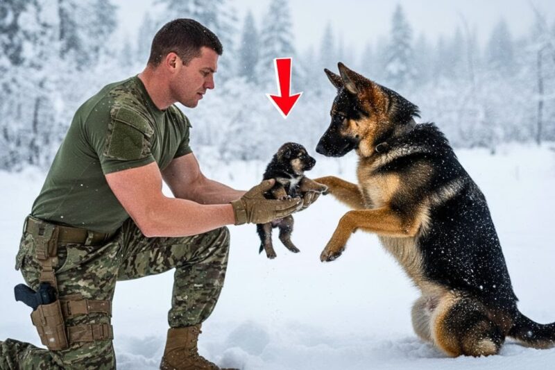 A Mother Dog Begged a Navy SEAL to Save Her Puppy — What Happened Next Was Unbelievable