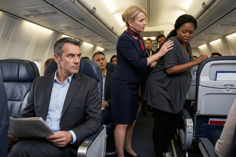 She Assaulted a Heavily Pregnant Woman, Having No Idea the Airline’s CEO Was Sitting Right Next to Her