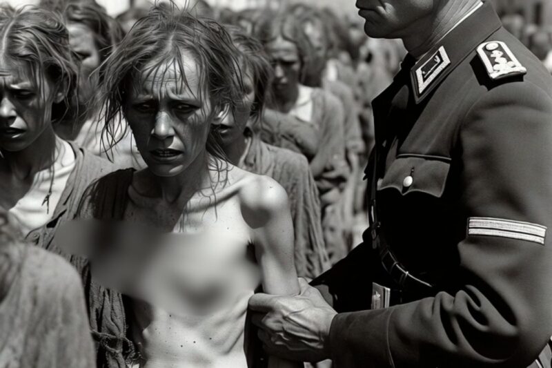 “You’re Coming With Me,” Said the German Guard After Seeing Female POWs Starved for Days