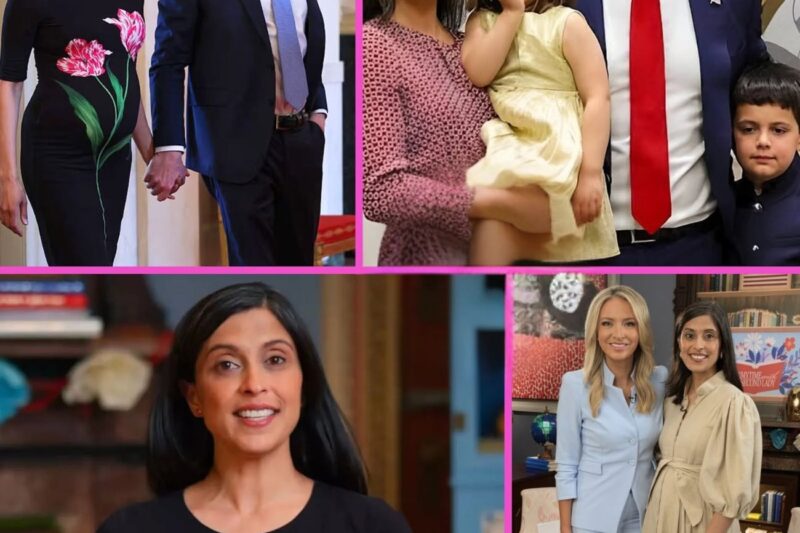 Pregnant Usha Vance makes public appearance while promoting children’s Summer Reading Challenge