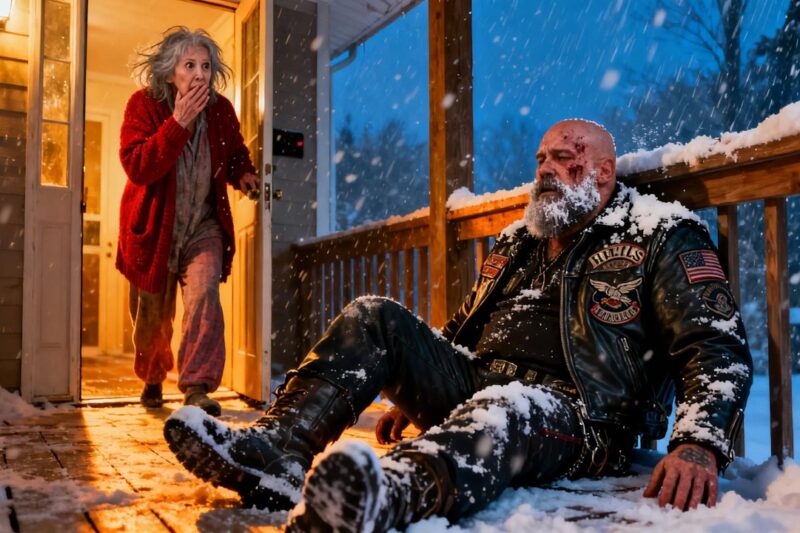 Elderly Woman Helped Freezing Hells Angels President — He Turned Out to Be Her Lost Son