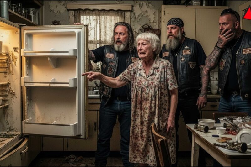 Crying 77-Year-Old Woman Showed Hells Angels Her Empty Fridge — Then This Happened