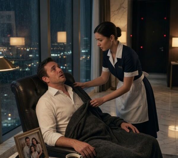 “The Billionaire Faked Being Asleep to Test the New Maid… But Her Shocking Action Shocked Him Completely”