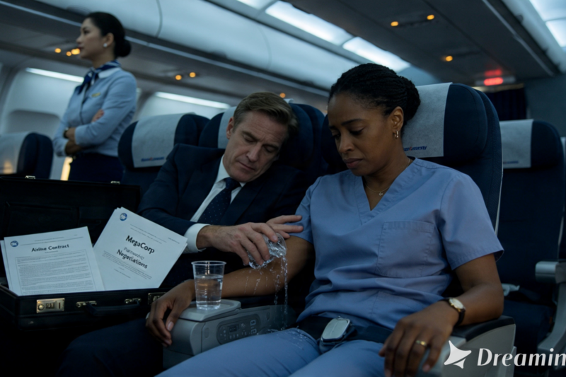 2 HOURS IN SEAT 14C: HE ATTACKED A BLACK NURSE, UNKNOWING SHE WAS RUNNING THE AIRLINE’S LARGEST LAWSUIT