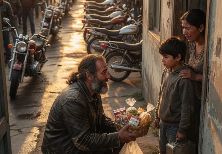 A Kind Little Boy Fed Hungry Bikers — Seven Days Later, 1,500 Riders Gathered Outside His House