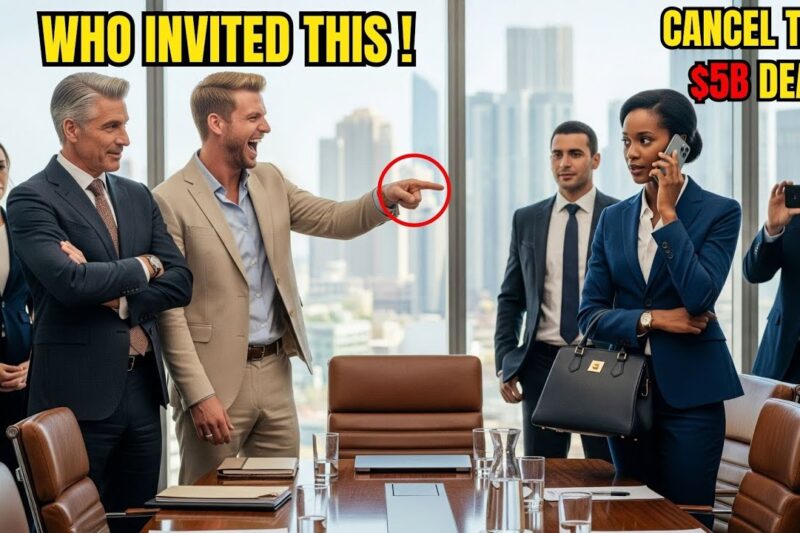 “Who Invited Her?” the White Billionaire Family Sneered—Then the Black Woman Canceled Their $5B Deal