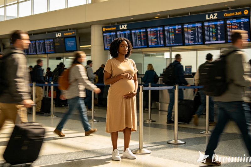 She shoved a pregnant Black woman—and the pilot stood completely paralyzed.