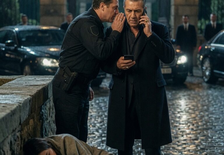 Boss, She’s Been Sleeping Outside,” the Guard Murmured — and the Mafia Boss Slowly Put Down His Phone