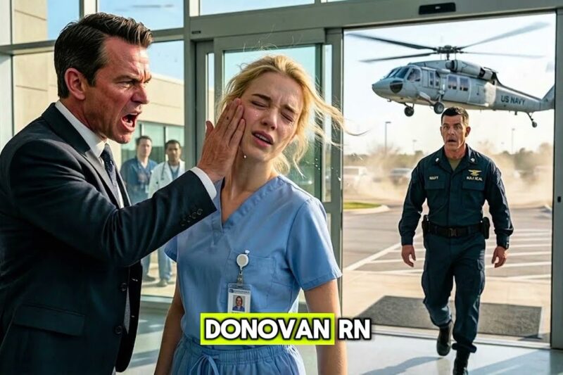 Get Out, B*tch.” The Hospital CEO Slapped Her | Then a Navy Helicopter Landed Outside 