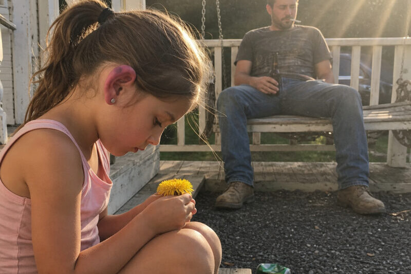 I entrusted my 8-year-old daughter to my brother for just one afternoon… When I came back to pick her up, her ear was purple and swollen