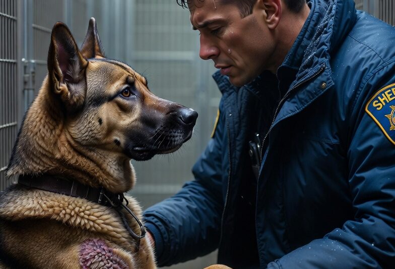 Officer Adopted the ‘Hopeless K9’ From the Last Cage —What He Found on Its Tag Will Break Your Heart