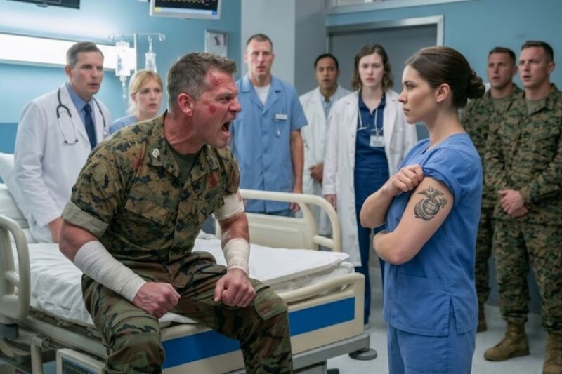Get Someone Else Marine Commander Demanded — Then The Nurse Showed the Unit Tattoo He Served Under