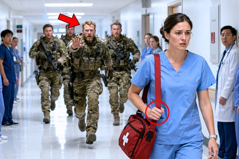 The Nurse Thought Her Last Shift Would End Quietly After Years of Being Ignored, Underestimated, and Treated Like Just Another Tired Face in the ER — But as She Walked Toward the Exit, the Doors Suddenly Opened, a Line of Navy SEALs Stepped Inside, and the Entire Hospital Froze When Their Commander Removed His Cap, Stood Before Her With Respect, and Addressed Her Calmly as “Ma’am,” Revealing the Secret Service Record She Had Hidden From Everyone for Decades