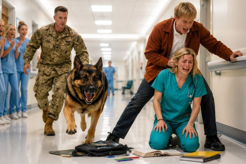 They Humiliated A Nurse In Public — Until Her Navy SEAL And K9 Changed Everything 