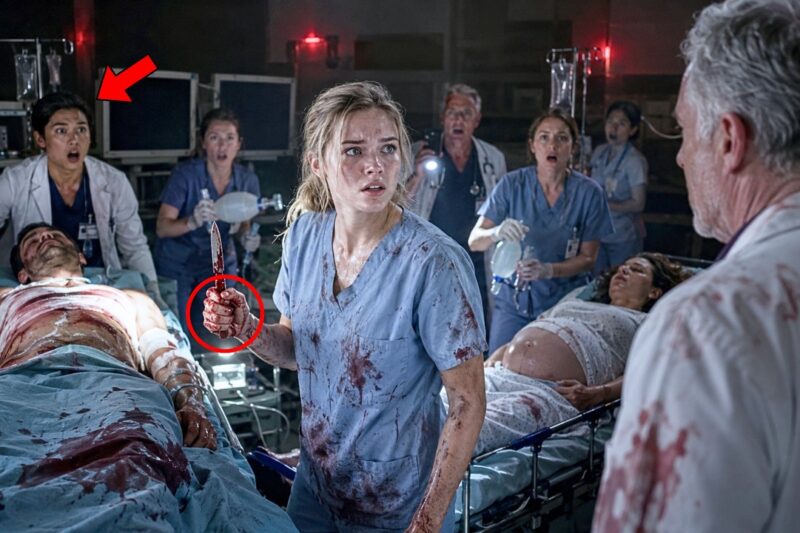 Rookie Nurse Performed 7 Surgeries in 2 Hours While Senior Doctors Stood Frozen in Panic — Everyone Thought She Was Too Young, Too Quiet, and Too Inexperienced to Survive One Night in the Emergency Ward, but when a disaster filled the hospital with patients and the chief surgeon disappeared, she stepped into the operating room without hesitation, saved lives no one believed could be saved, and left the entire medical staff speechless when the military commander arrived and revealed who she really was.