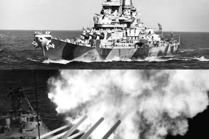 Japanese Admirals Never Knew Iowa’s 16 Inch Guns Could Hit From 23 Miles—Then 4 Ships Vanished