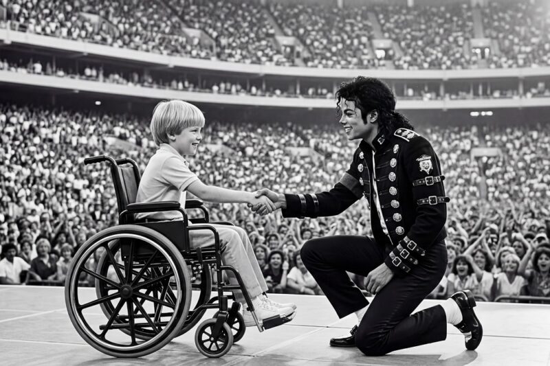 Michael Jackson stopped mid-song at Wembley for a boy in a wheelchair — then THIS happened