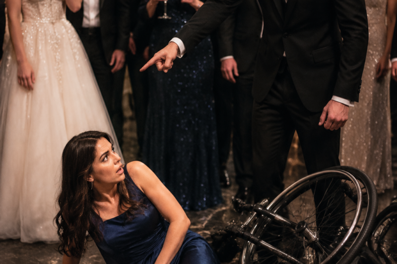 My Brother Shoved Me Out of My Wheelchair at His Engagement Party and Laughed, “Quit Faking It,” Humiliating Me in Front of Both Families — But When His Fiancée’s Father Suddenly Stood Up, Revealed Who I Really Was, and Exposed the Secret My Brother Had Been Hiding for Years, the Celebration Turned Into a Nightmare as Everyone Realized the Disabled Sister He Mocked Was the Only Reason His Perfect Life Hadn’t Already Fallen Apart.