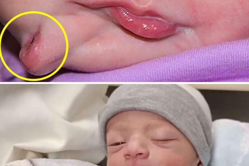 A Nurse Sees Something Coming Out Of The Baby’s Face. Shocked When They Discover What It Was…