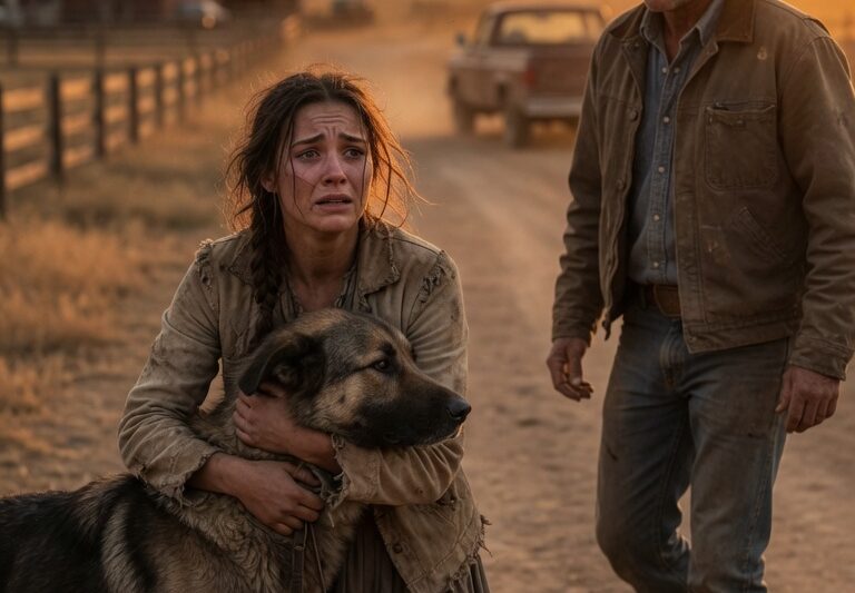 She Desperately Asked Him Not to Take Her Dog — The Rancher’s Reaction Changed After Hearing the Truth
