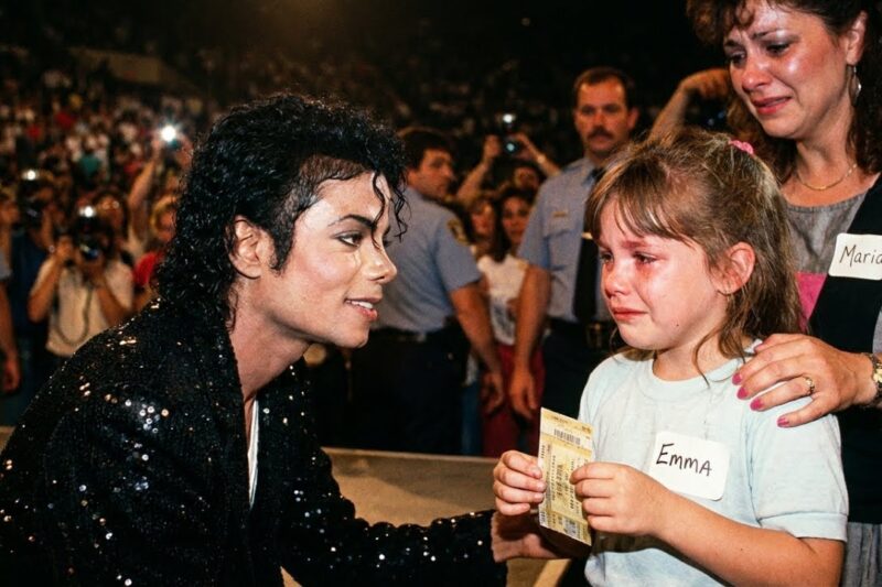 Michael SAW a Little Girl Crying in the Front Row — He Jumped Off Stage for Her