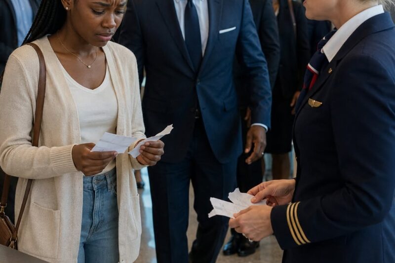 Flight Attendant Tears Up Black Girl’s Ticket—Unaware Her Father Owns the Entire Airline