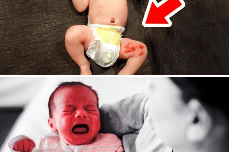 Baby Refuses To Stop Crying, Then Mom Checks Her Leg & Screams In Horror!
