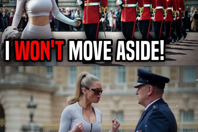 Entitled Karen BLOCKS a Marching Royal Guard, And Gets the SHOCK of Her Life