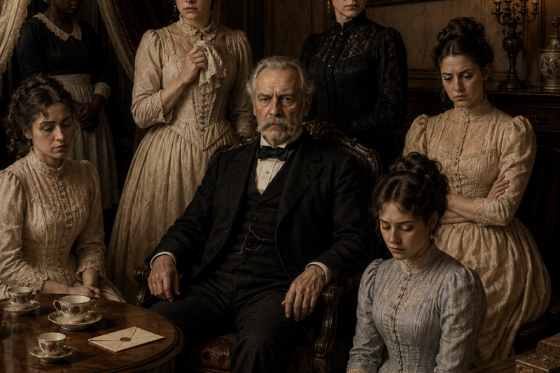 The Baron and the Dark Secret He Hid Behind the Locked Doors of His Mansion: For Years, His Daughters Lived Beneath a Shadow No One Dared to Question — Until a Silent Maidservant Discovered the Terrifying Truth, Broke the Rules of the House, and Exposed a Mystery So Cruel That It Shattered the Family Name Forever