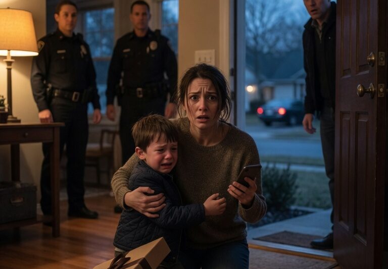 My Mom Left My Son Crying at My Door With a Strange “Gift” in His Hands — But When I Wiped His Tears and Asked What Happened, the Words He Whispered Exposed a Cruel Family Secret, a Lie They Had Repeated Behind My Back, and the Heartbreaking Reason They Thought They Could Throw Him Away Without Consequences