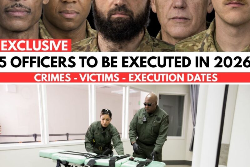 2026 Military Executions: Military Death Row Inmates Set For Execution