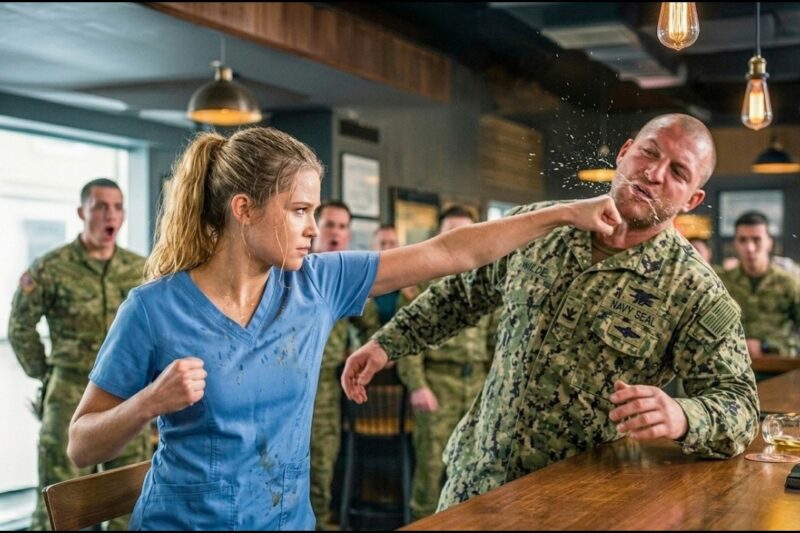 A Navy SEAL Asked a Nurse’s Call Sign at a Bar — “Shadow Six” Made a Mocker Go Silent 