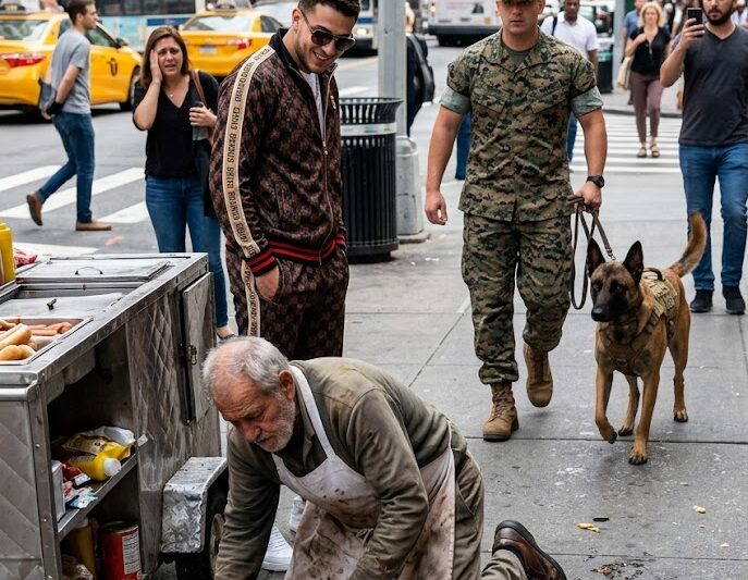 A Bully Smashed an Old Man’s Only Livelihood — A U.S. Marine and His K9 Exposed the Truth