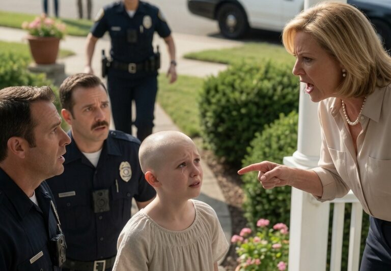 HOA Representative Calls Law Enforcement on My Cancer Patient Daughter for Having a Shaved Head in Public, Misinterpreting Her Medical Condition as a Violation of Community Standards and Escalating a Situation That Quickly Draws Attention From Neighbors and Responding Officers, Unaware That I Am a Police Officer and That the Incident Has Already Been Logged, Witnessed, and Quietly Documented, Setting in Motion a Formal Review of Her Actions That Exposes Abuse of Authority Within the HOA and Forces a Reckoning Over How Far Unchecked Neighborhood Power Has Gone.