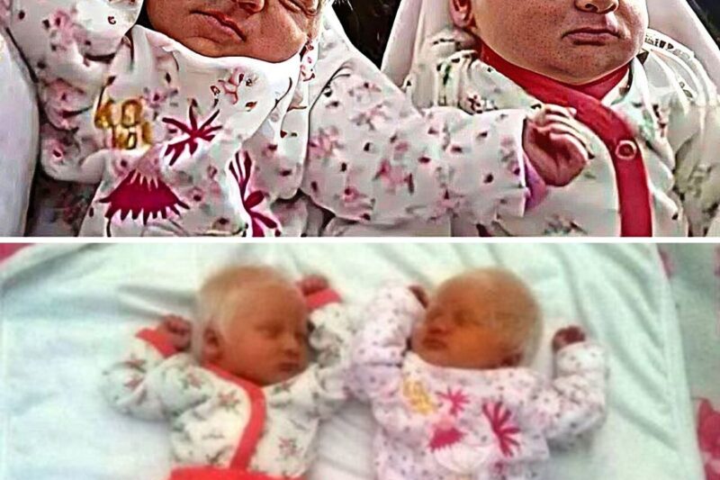 She gave birth to twin albinos with white hair… Here is what they look like now !!