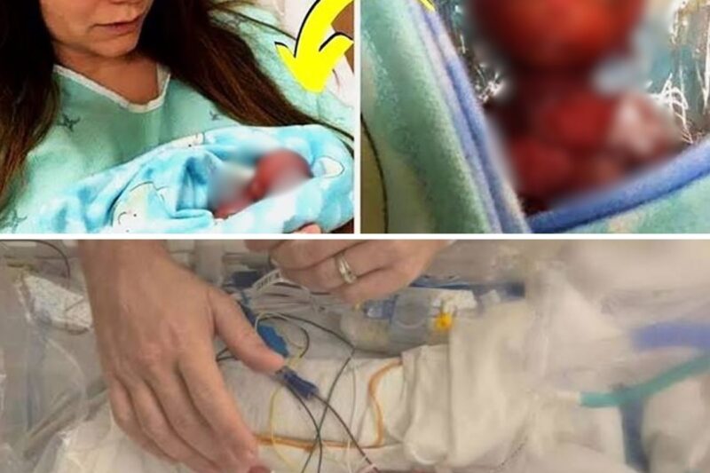 Baby Born at 18 Weeks When the Mother Put Him in Her Chest She Was Shocked