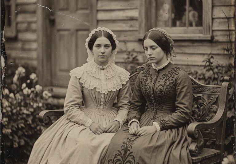 Historians uncover a dark secret in an apparently innocent 1861 portrait of two friends.