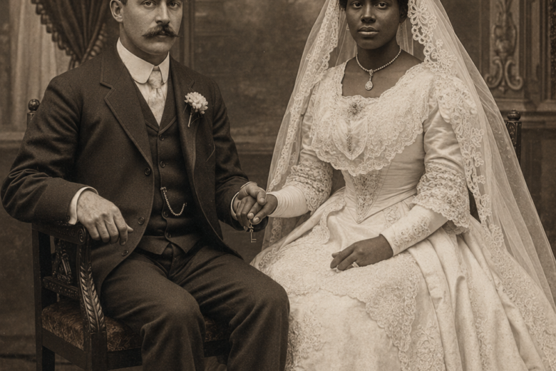 It was just a wedding photo… until you zoomed in on the bride’s hand and discovered a dark secret.
