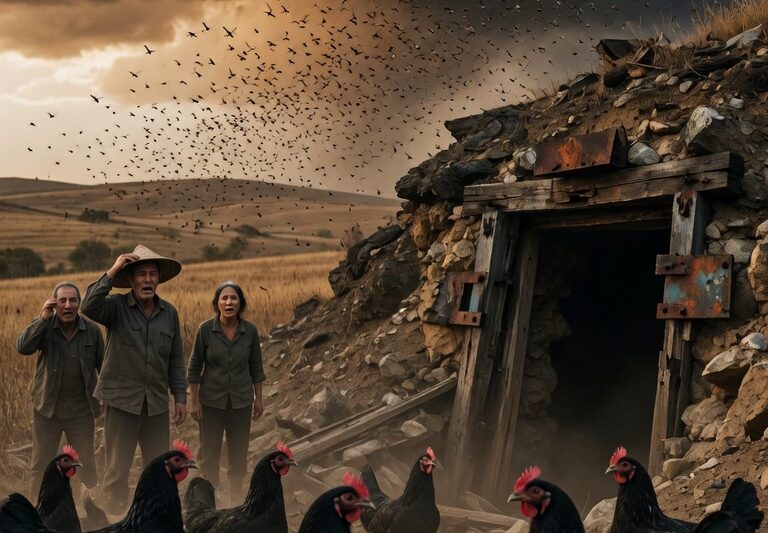 They Discovered 38 Black Hens Inside an Abandoned Mine — Everyone Mocked Them Until the Locust Swarm Arrived