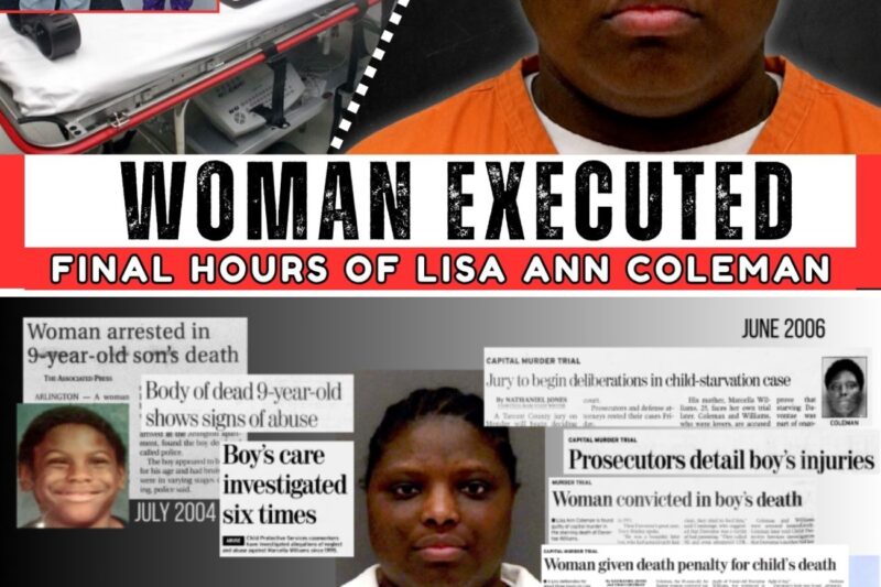 Lisa Coleman Executed After Starving, Binding & Torturing a 9-Year-Old | Final Words & Last Meal