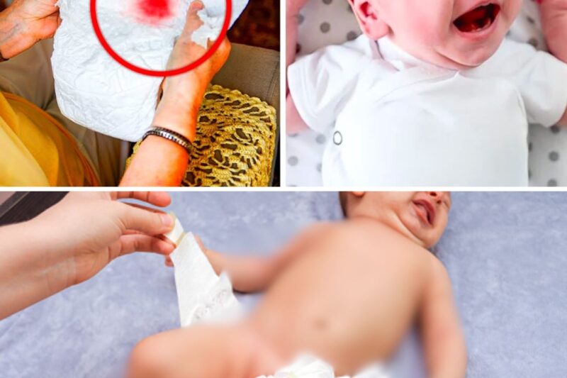Mom Changes Diaper When Baby Wouldn’t Stop Crying – Then She Discovers The Awful Reason Why