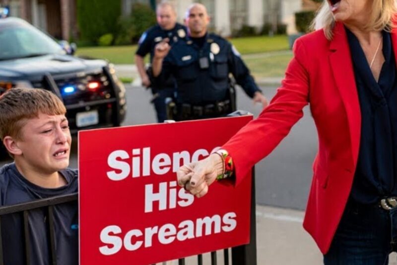 HOA Karen Thought She Could Humiliate an Autistic Boy by Handcuffing Him to a Fence “To Stop His Screaming,” Laughing as Neighbors Watched and His Mother Begged for Mercy — But She Never Realized I Was the City Police Commissioner, Standing Just One Street Away, Already Hearing Every Word Over the Emergency Call — By the Time I Arrived, Her Smug Smile Vanished, the Officers Under My Command Froze in Disbelief, the Entire Neighborhood Fell Silent, and Her Cruel Attempt to Control a Vulnerable Child Became the Public Scandal That Ended Her Power Forever.