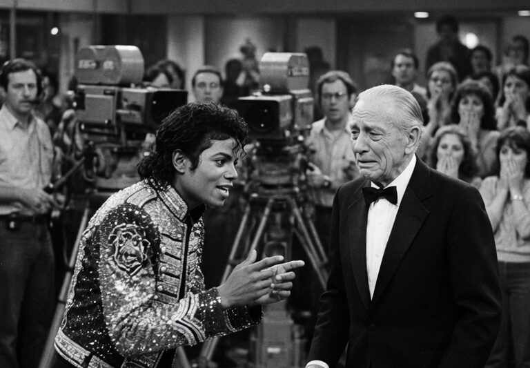 84-Year-Old Dance Legend Fred Astaire Tested Michael Jackson, Thinking the Young Superstar’s Moves Were Just Flashy Pop Tricks That Would Fade Under the Eyes of a True Hollywood Master — But five minutes later, after watching Michael glide, freeze, spin, and command the room with impossible precision, Astaire’s expression changed completely, the laughter disappeared, and everyone nearby realized they were witnessing something far beyond ordinary talent, because the old legend didn’t criticize him, didn’t correct him, and didn’t look away; instead, he stood there overwhelmed, with tears in his eyes, as Michael Jackson proved he was not just dancing — he was making history.