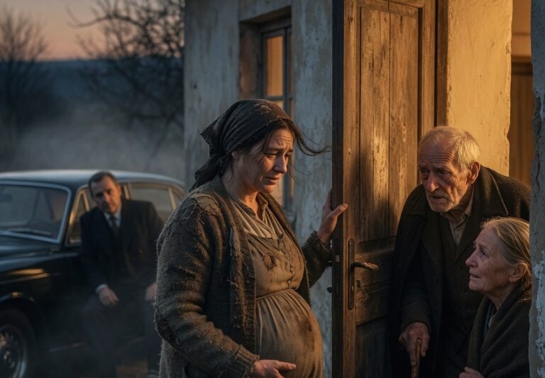 A Lonely Pregnant Widow Sheltered Two Elderly Strangers — Not Knowing a Mafia Boss Was Following Her Every Move