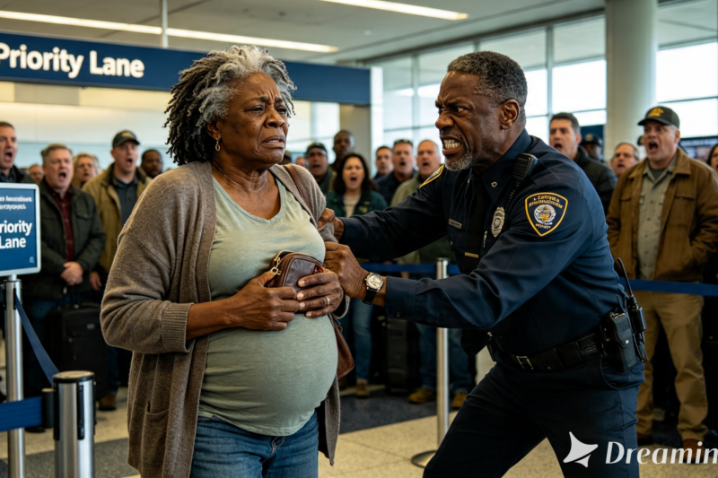 He Shoved A 62-Year-Old Pregnant Black Woman At Gate B4. 5 Minutes Later, I Ruined His Life.