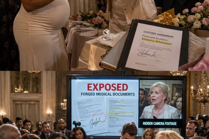 The hidden camera caught exactly what my wealthy mother-in-law planned to do to my baby