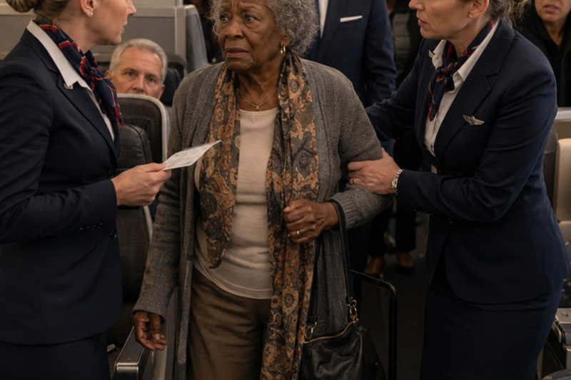 “You Look Poor!” Crew Drags Black Woman to Economy — Her Son the Airline CEO Is Watching 